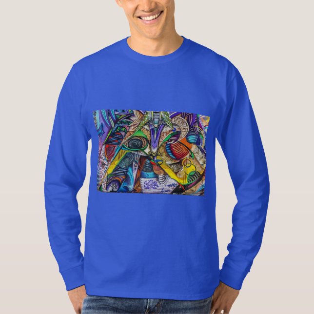 Camiseta Arte abstracto del graffiti (Anverso)
