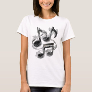 Camiseta ARTE ABSTRACTO Diseño gráfico de plata fresca