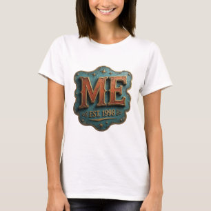 Camiseta Arte abstracto dorado diseño moderno atrevido