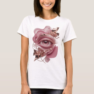 Camiseta Arte abstracto dorado que llama la atención Diseño