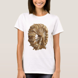 Camiseta Arte abstracto en plata impresionante Arte impreso