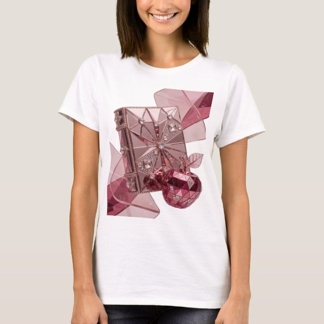 Camiseta ARTE ABSTRACTO Fresco Plateado v3 (Anverso)