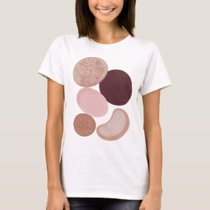 Camiseta Arte abstracto gris DISEÑO GRÁFICO llamativo