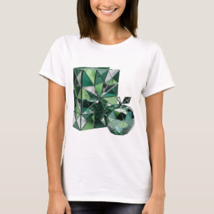 Camiseta ARTE ABSTRACTO Iconico de Moda en Plata Impreso