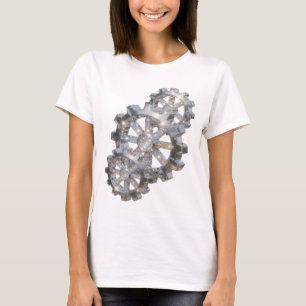 Camiseta ARTE ABSTRACTO impresionante de plata Impresión de