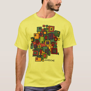 Camiseta ARTE abstracto - la CIUDAD TRAZA II