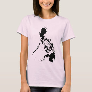 Camiseta Arte abstracto - Mapa filipino