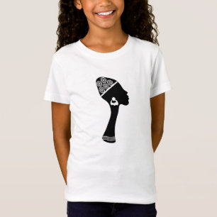 Camiseta Arte abstracto moderno contemporáneo de mujer afri
