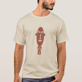 Camiseta Arte abstracto moderno de la cara indígena african