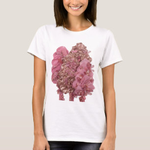 Camiseta Arte abstracto moderno diseño plata atrevida