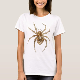 Camiseta Arte abstracto moderno diseño plata limpia