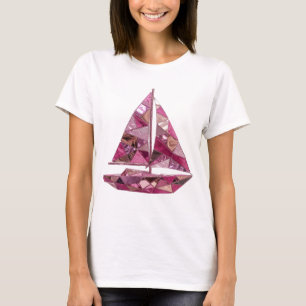 Camiseta ARTE ABSTRACTO Moderno en Plata Impresión de Moda