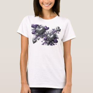 Camiseta Arte abstracto morado ARTE ABSTRACTO Arte wearable
