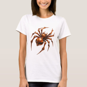 Camiseta Arte abstracto naranja genial Diseño moderno