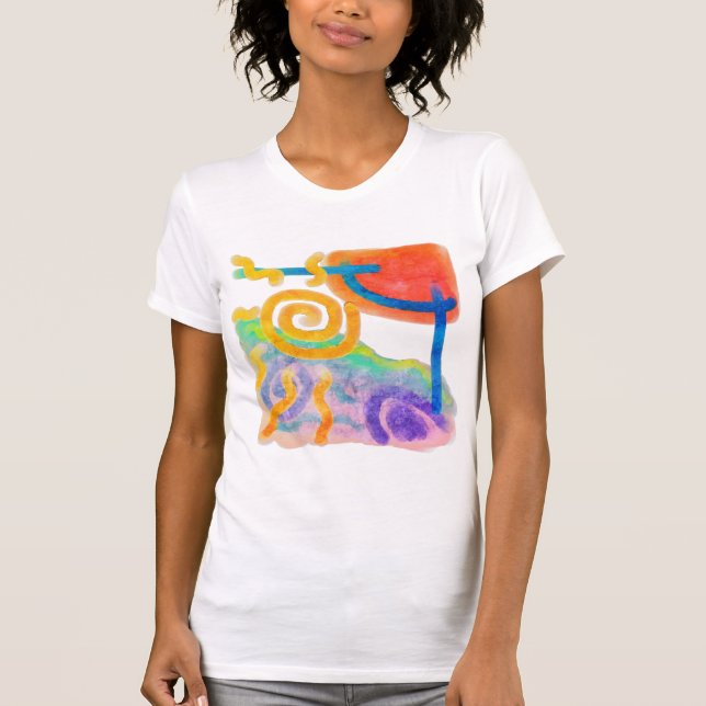Camiseta Arte abstracto original para usar (Anverso)