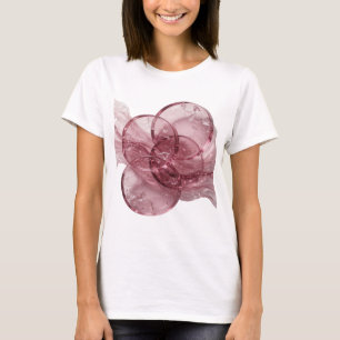 Camiseta ARTE ABSTRACTO Plata Brillante Diseño Moderno