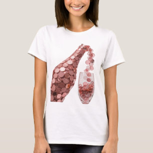 Camiseta ARTE ABSTRACTO plateado atractivo DISEÑO MODERNO
