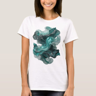 Camiseta Arte abstracto plateado hermoso Arte portable