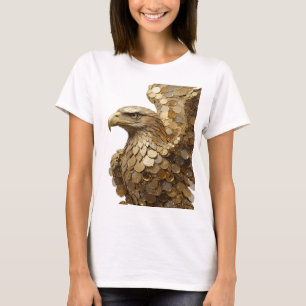 Camiseta Arte abstracto plateado ingenioso Diseño abstracto