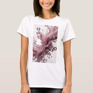 Camiseta Arte ABSTRACTO plateado y elegante Arte Vestible