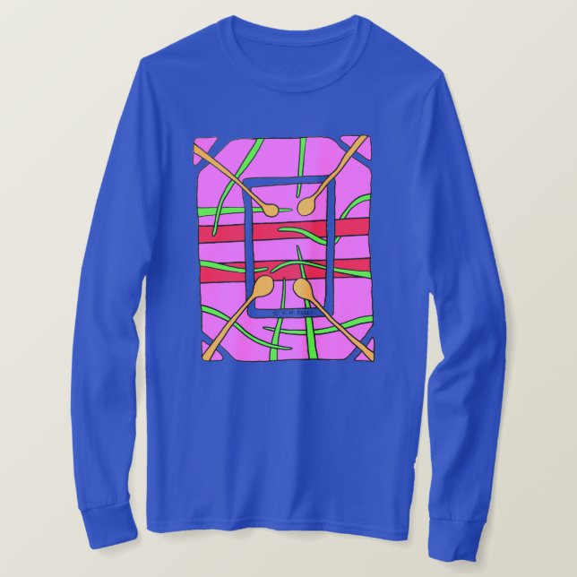 Camiseta Arte abstracto portable -  (Anverso del diseño)