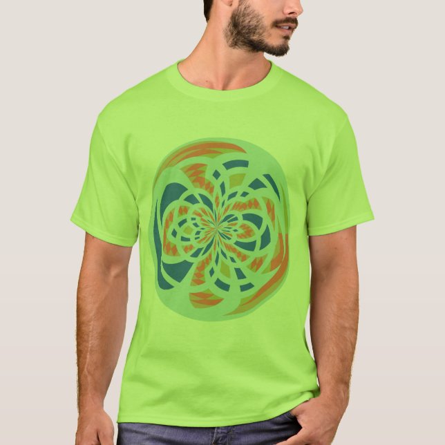 Camiseta Arte abstracto retro-moderno (Anverso)