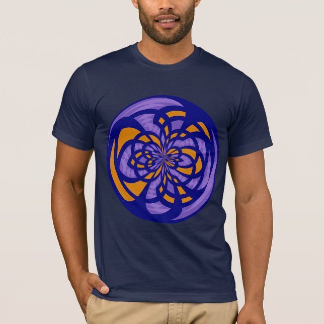 Camiseta Arte abstracto retro-moderno 3 (Anverso)