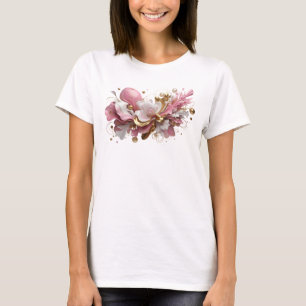 Camiseta Arte abstracto rojo elegante Arte usable