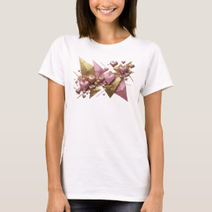 Camiseta Arte abstracto rojo limpio Arte portable