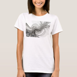 Camiseta ARTE ABSTRACTO Rojo que llama la atención Impresió