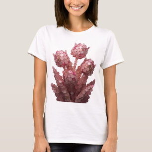 Camiseta Arte abstracto rosa con diseño moderno y vanguardi