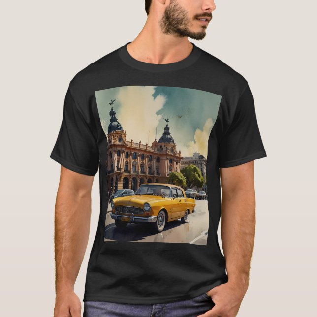 Camiseta Arte acuático de Buenos Aires (Anverso)