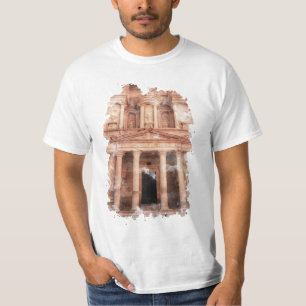 Camiseta Arte acuático Petra Jordan