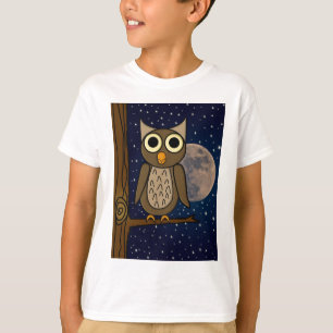 Camiseta Arte adorable de aves del bosque