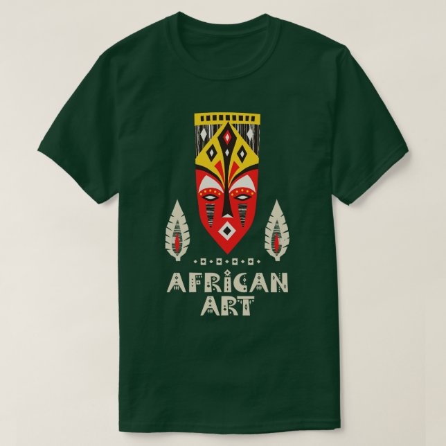 Camiseta Arte africano (Diseño del anverso)