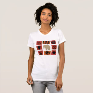 Camiseta Arte africano abstracto moderno contemporáneo