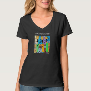 Camiseta Arte Africano, Colores Felices Caleidoscópicos