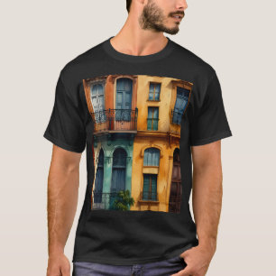 Camiseta arte al acuarela de Buenos Aires