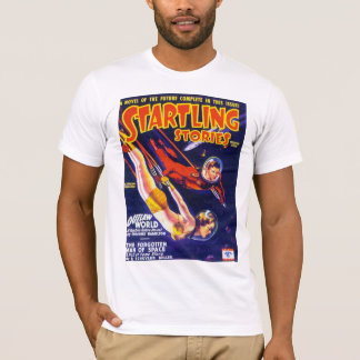 Camiseta Arte ALARMANTE de la portada de revista de la