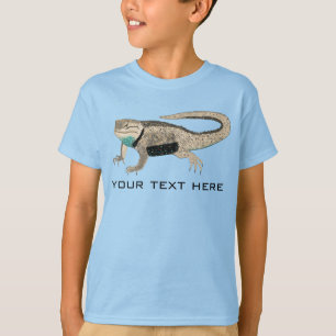 Camiseta Arte animal con espinilla de lagartija del desiert