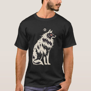 Camiseta Arte animal tribal Malinois de pastor belga Husky