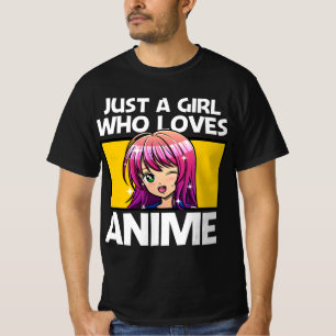 Camiseta Arte Anime Para Mujeres Chicas Adolescentes Anime