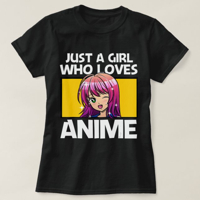 Camiseta Arte Anime Para Mujeres Chicas Adolescentes Anime  (Diseño del anverso)