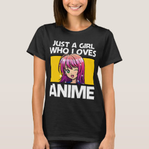 Camiseta Arte Anime Para Mujeres Chicas Adolescentes Anime 