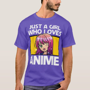 Camiseta Arte Anime Para Mujeres Chicas Adolescentes Anime 