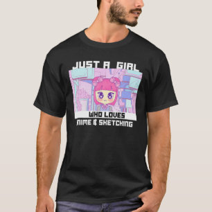 Camiseta Arte Anime Para Mujeres Chicas Adolescentes Hombre