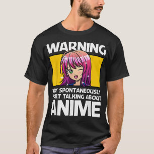Camiseta Arte Anime Para Mujeres Chicas Adolescentes Hombre