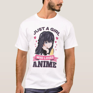 Camiseta Arte Anime Para Mujeres Chicas Adolescentes Hombre