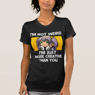 Camiseta Arte Anime Para Mujeres Chicas Adolescentes Hombre