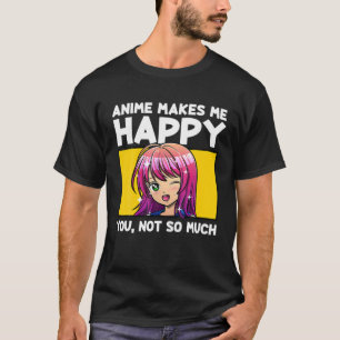 Camiseta Arte Anime Para Mujeres Chicas Adolescentes Hombre